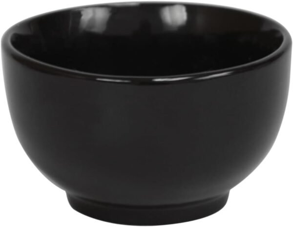 Ceramic Cereal Bowl, 5.5", Black