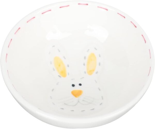 1pc Cute Design Small Ceramic Seasoning Bowl for Sauces and Dips Versatile Tableware for Boys and Girls and Adults for Fruits Rice and Salads Charming Kitchen Decor