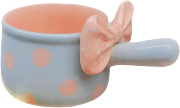 Instant French Onion Soup Bowl Single Handle Ceramic Soup Crock for Restaurant Home Salad Chilli Beef Stew Pasata, Blue - Image 2