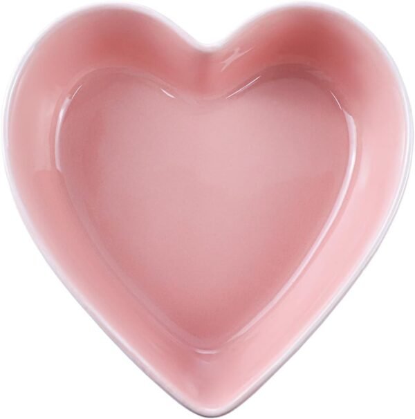 Heart-shaped Bowls for Salad Soup Snack Dessert Best Kitchen Household Cooking Gifts for Home Kitchen, Pink/ Blue/ White/ Green - Image 2
